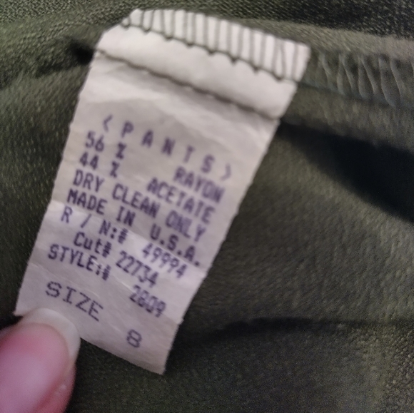 Women's R&M Richards By Karen Kwong Rayon Dress Pants Size 8 - Picture 2 of 6